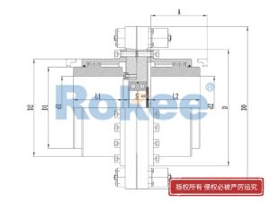 RODM鼓形齿联轴器,RODM扭力保护型鼓形齿式联轴器