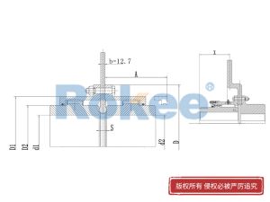 RODP齿式联轴器,RODP带制动盘鼓形齿式联轴器