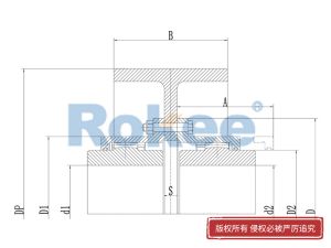 RODW制动轮型鼓形齿式联轴器厂家,RODW制动轮型鼓形齿式联轴器生产厂家